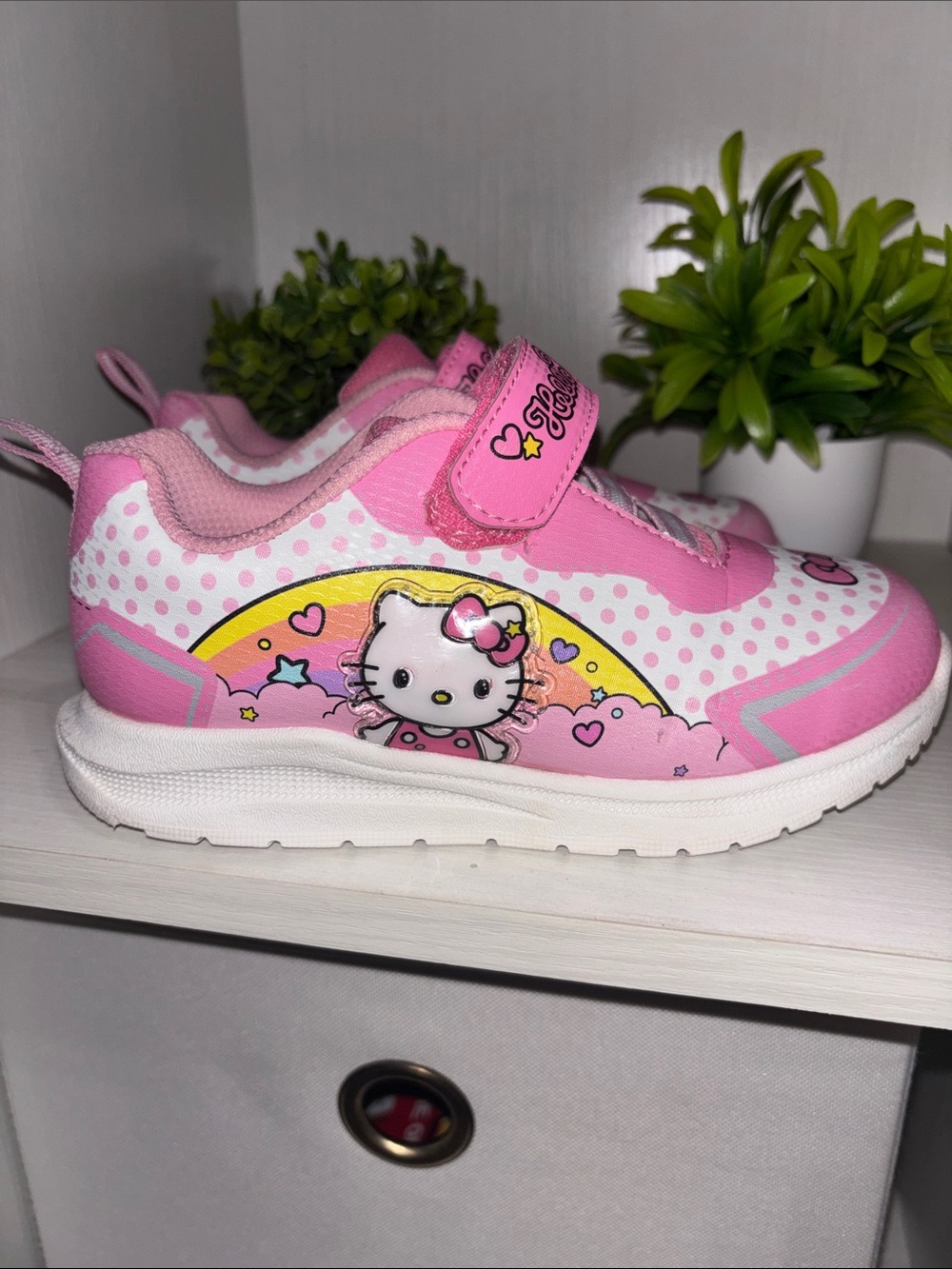 Hello kitty toddler light up sneakers